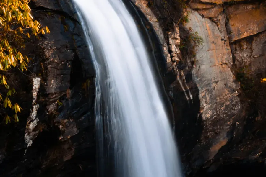 Looking Glass Falls in Pisgah National Forest